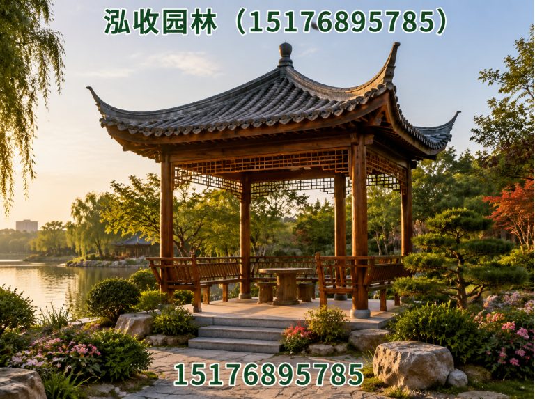 贵阳防腐木凉亭展示图